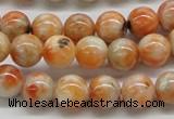 CCA52 15.5 inches 10mm round orange calcite gemstone beads wholesale