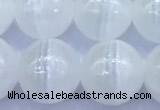 CCA531 15 inches 10mm round white calcite beads