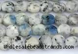 CCB1134 15 inches 4mm faceted coin K2 jasper beads