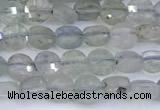 CCB1138 15 inches 4mm faceted coin sapphire beads