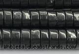 CCB1220 15 inches 3*8mm heishi shungite gemstone beads