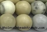 CCB1298 15 inches 12mm round ivory jasper beads