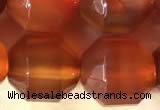 CCB1313 15 inches 9mm - 10mm faceted red agate beads