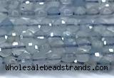 CCB1351 15 inches 2.5mm faceted coin aquamarine beads