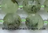 CCB1468 15 inches 9mm - 10mm faceted prehnite beads