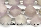 CCB1603 15 inches 10mm faceted kunzite gemstone beads