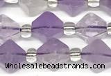 CCB1607 15 inches 10mm faceted lavender amethyst beads