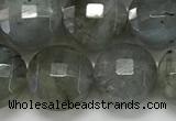 CCB684 15.5 inches 10mm faceted coin labradorite gemstone beads