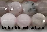 CCB724 15.5 inches 8mm faceted coin pink opal gemstone beads