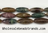 CCB782 15.5 inches 15*38mm - 16*40mm rice ocean agate beads