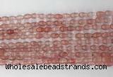 CCB801 15.5 inches 4*6mm rice cherry quartz gemstone beads wholesale