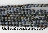 CCB806 15.5 inches 4*6mm rice dumortierite gemstone beads wholesale