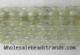 CCB817 15.5 inches 5*12mm rice New jade gemstone beads wholesale