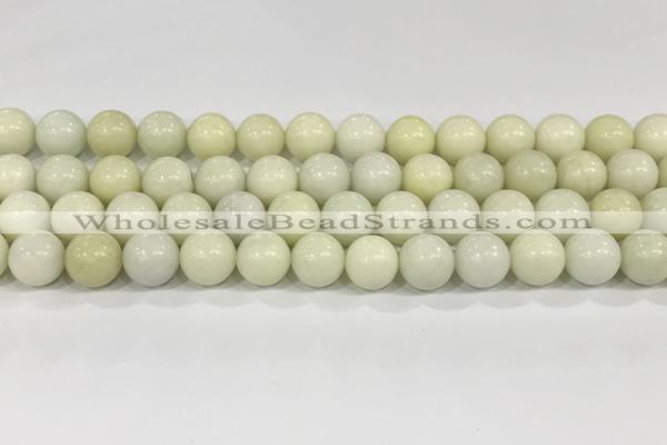 CCB831 15.5 inches 12mm round ivory jasper gemstone beads wholesale