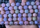 CCB844 15.5 inches 9*10mm faceted morganite beads wholesale