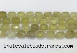 CCB895 11*15mm-12*16mm faceted cuboid quartz beads wholesale