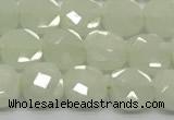 CCB904 15.5 inches 8*8mm faceted square luminous beads