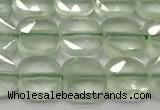 CCB906 15.5 inches 8*8mm faceted square prehnite beads