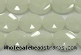 CCB933 15.5 inches 8*10mm faceted oval luminous beads