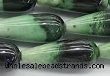 CCB961 15 inches 8*20mm teardrop hydrogrossular gemstone beads