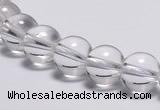 CCC03 15 inches 10mm round white crystal beads Wholesale