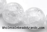 CCC20 20mm round grade A white crystal beads Wholesale