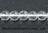 CCC278 15.5 inches 8mm round A grade natural white crystal beads