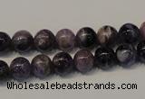 CCG26 15.5 inches 8mm round natural charoite gemstone beads