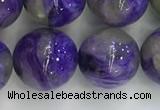 CCG304 15.5 inches 12mm round natural charoite gemstone beads