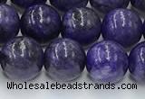 CCG316 15.5 inches 8mm round dyed charoite gemstone beads