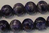 CCG34 15.5 inches 14mm round natural charoite gemstone beads