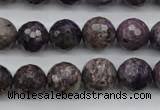 CCG58 15.5 inches 11mm faceted round natural charoite beads