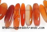 CCH07 16 inches red onyx chips gemstone beads wholesale