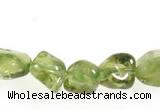 CCH17 16 inches green peridot chips gemstone beads wholesale