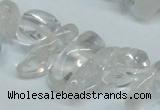 CCH290 34 inches 8*12mm white crystal chips gemstone beads wholesale