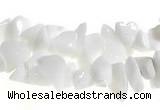 CCH32 35 inches white stone chips gemstone beads wholesale