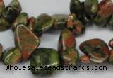 CCH323 15.5 inches 10*15mm unakite chips gemstone beads wholesale