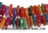 CCH44 32 inches multi color shell chips beads wholesale