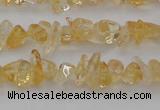 CCH655 15.5 inches 4*6mm - 5*8mm citrine gemstone chips beads