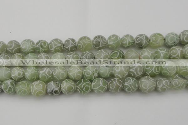 CCJ205 15.5 inches 14mm round China jade beads wholesale