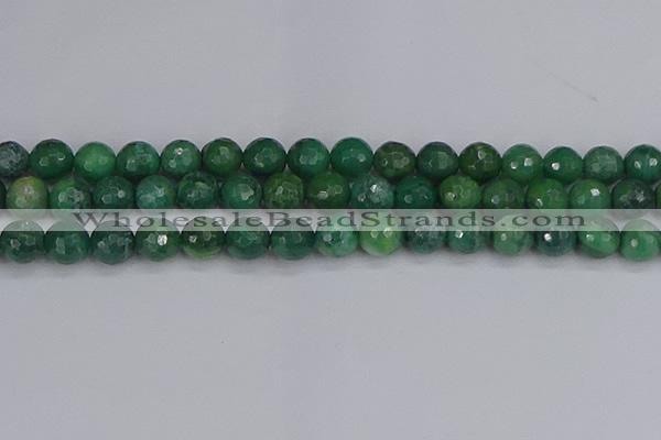 CCJ413 15.5 inches 10mm faceted round west African jade beads