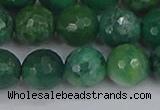 CCJ414 15.5 inches 12mm faceted round west African jade beads