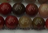 CCJ455 15.5 inches 14mm round colorful jasper beads wholesale