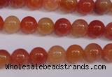 CCL03 15 inches 8mm round carnelian gemstone beads wholesale