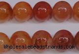 CCL06 15 inches 14mm round carnelian gemstone beads wholesale