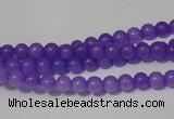 CCN09 15.5 inches 4mm round candy jade beads wholesale