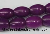 CCN115 15.5 inches 12*16mm rice candy jade beads wholesale