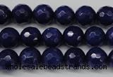 CCN1214 15.5 inches 10mm faceted round candy jade beads wholesale