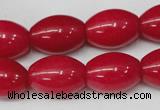 CCN123 15.5 inches 13*18mm rice candy jade beads wholesale