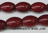 CCN125 15.5 inches 13*18mm rice candy jade beads wholesale